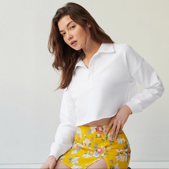 Cropped Fleece Polo - Picture 3 of 3